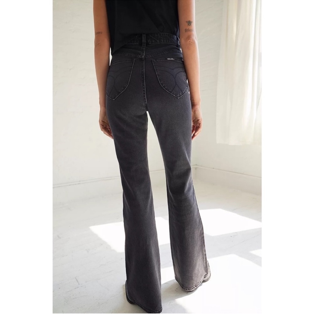 Rolla's Dusters Bootcut High Rise Slim Bootcut Wash Black Jeans - 27